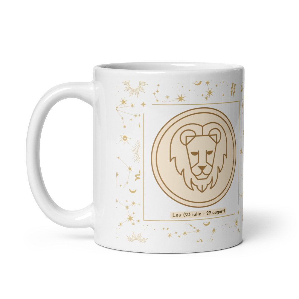 Cana personalizata „Leu – Putere si Stralucire” – 11 oz. 330ml  [3]
