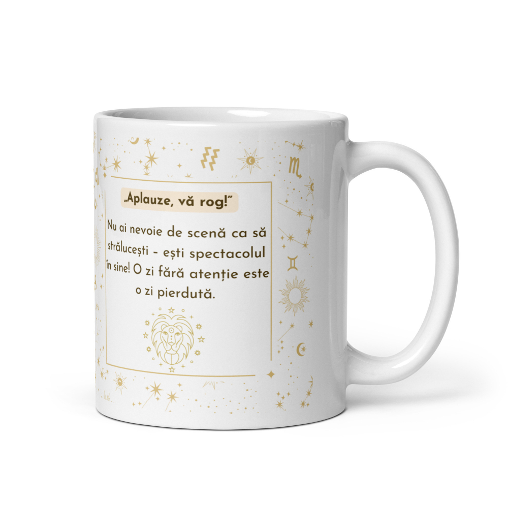 Cana personalizata „Leu – Putere si Stralucire” – 11 oz. 330ml  [5]