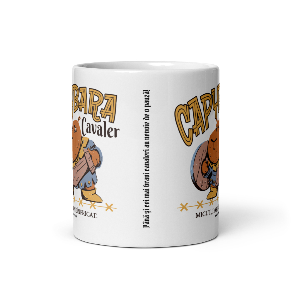 Cana personalizata „Micut dar neinfricat – Animalut dragalas” – 11 oz. 330ml  [4]