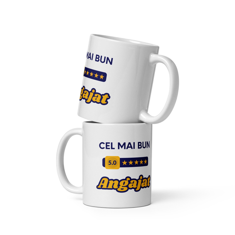 Cana personalizata Pentru cel mai bun angajat – Cadou special – 330 ml  [2]
