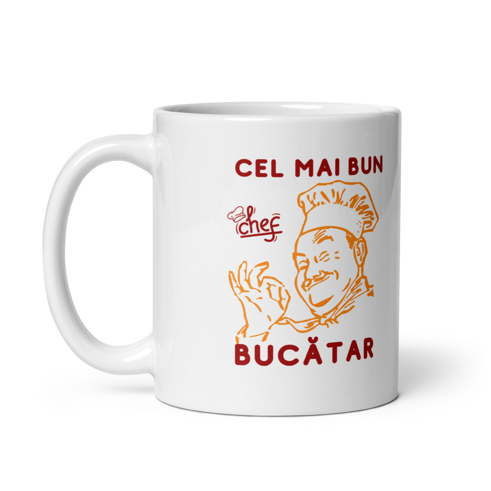 Cana personalizata Pentru cel mai bun Bucatar – Cadou special – 330 ml  [3]