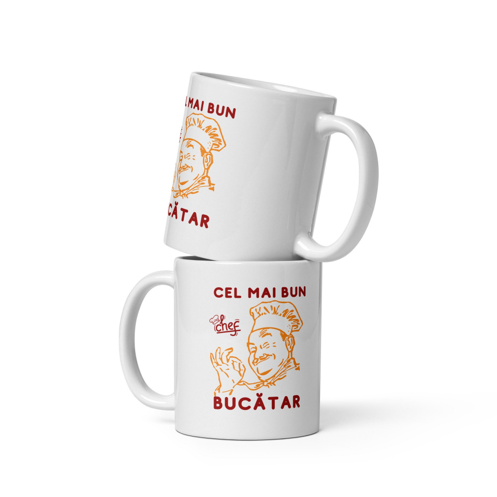 Cana personalizata Pentru cel mai bun Bucatar – Cadou special – 330 ml  [2]