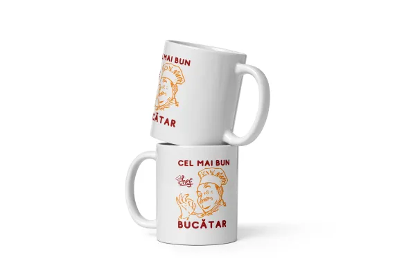 Cana personalizata Pentru cel mai bun Bucatar – Cadou special – 330 ml  [1]