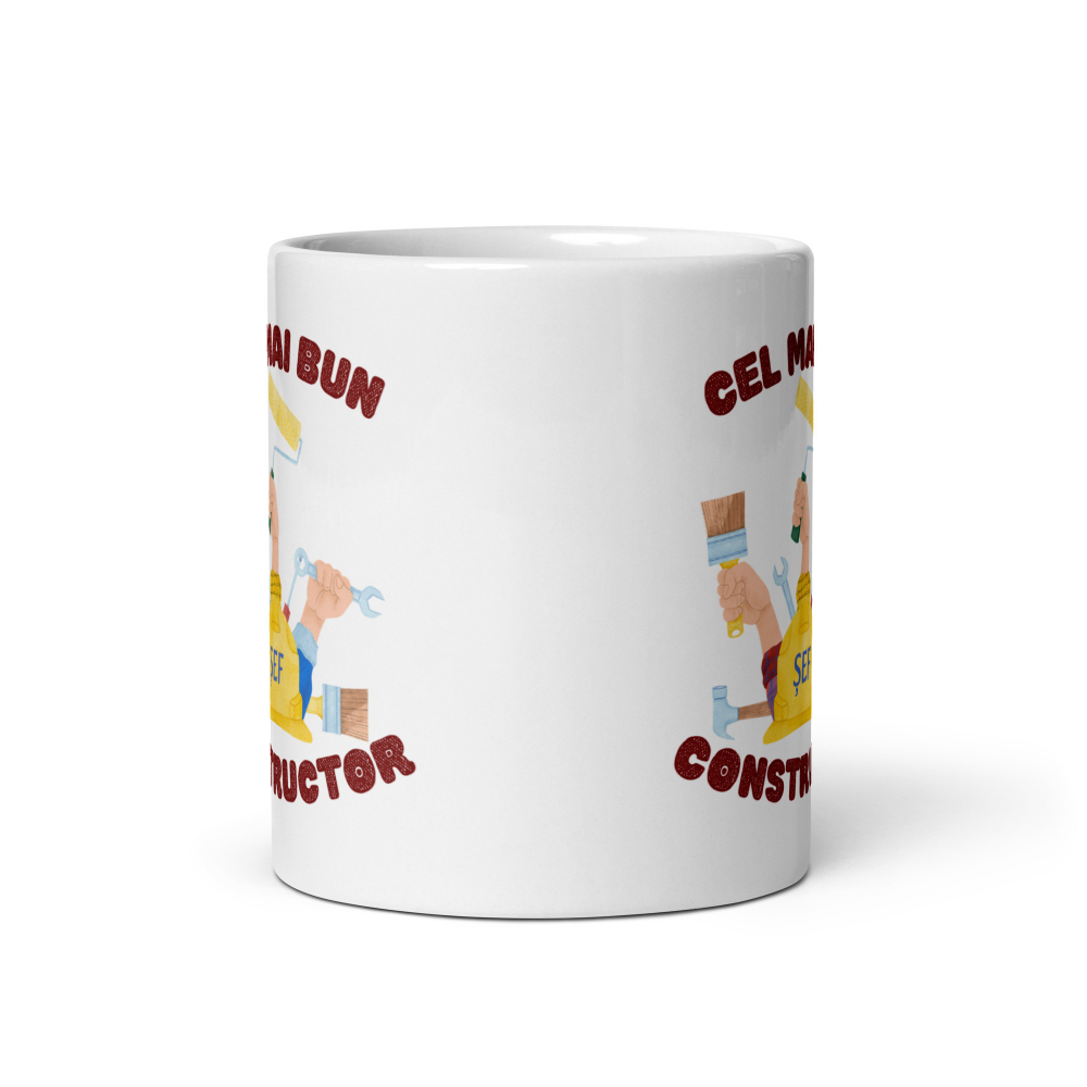 Cana personalizata Pentru cel mai bun Constructor – Cadou special – 330 ml  [3]