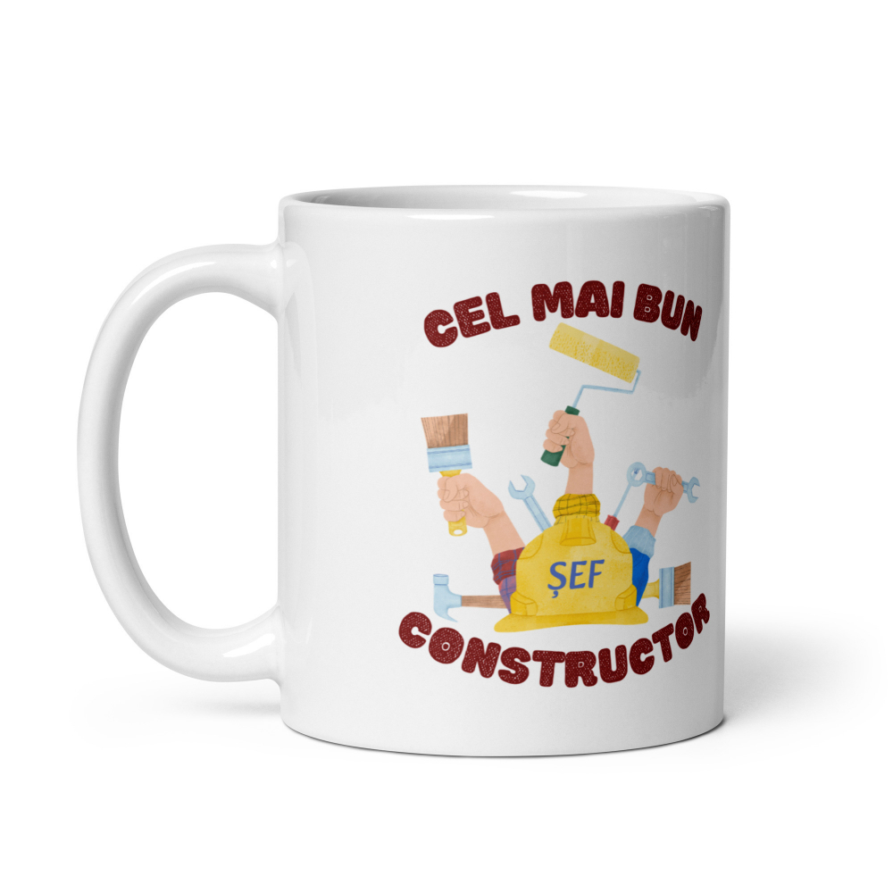 Cana personalizata Pentru cel mai bun Constructor – Cadou special – 330 ml  [4]
