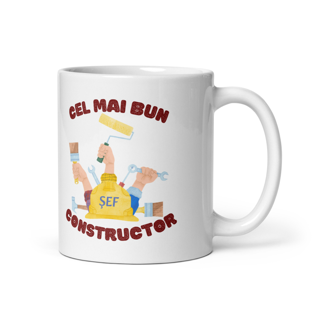 Cana personalizata Pentru cel mai bun Constructor – Cadou special – 330 ml  [5]