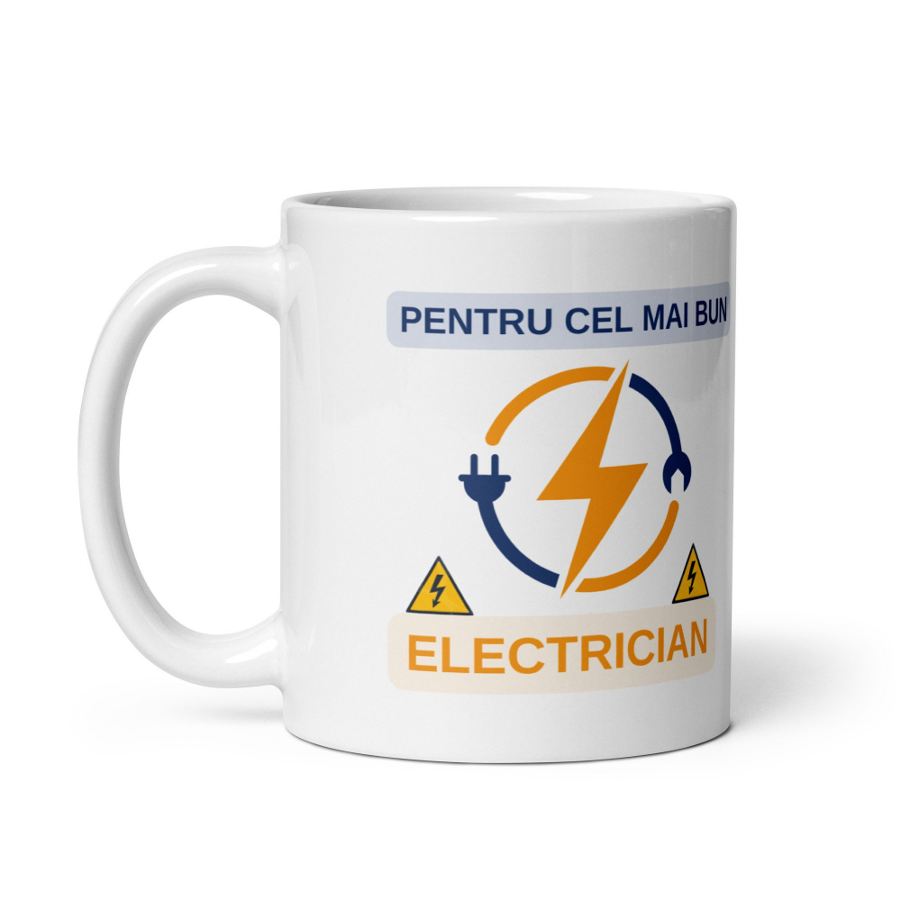 Cana personalizata Pentru cel mai bun Electrician – Cadou special – 330 ml  [3]