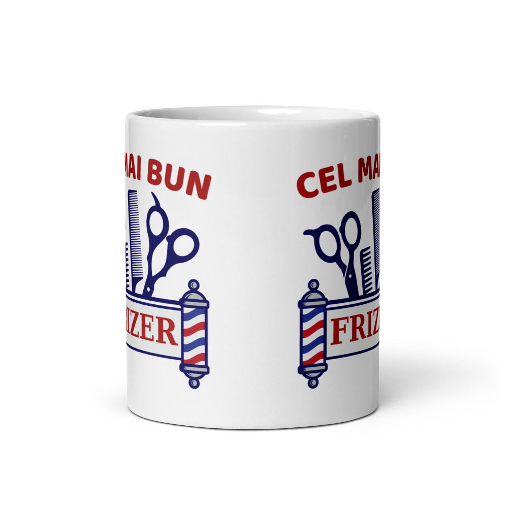 Cana personalizata Pentru cel mai bun frizer – Cadou special – 330 ml  [5]