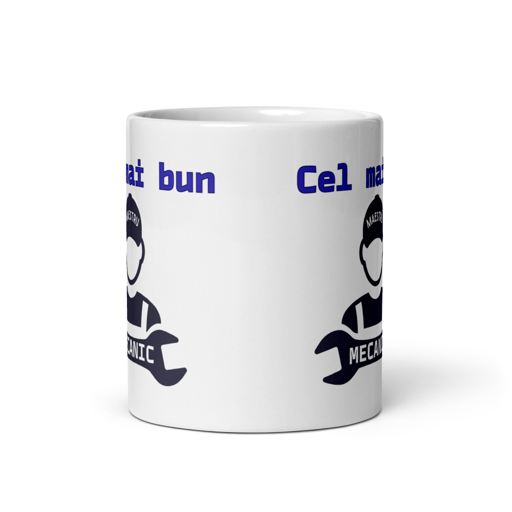 Cana personalizata Pentru cel mai bun mecanic – Cadou special – 330 ml  [5]