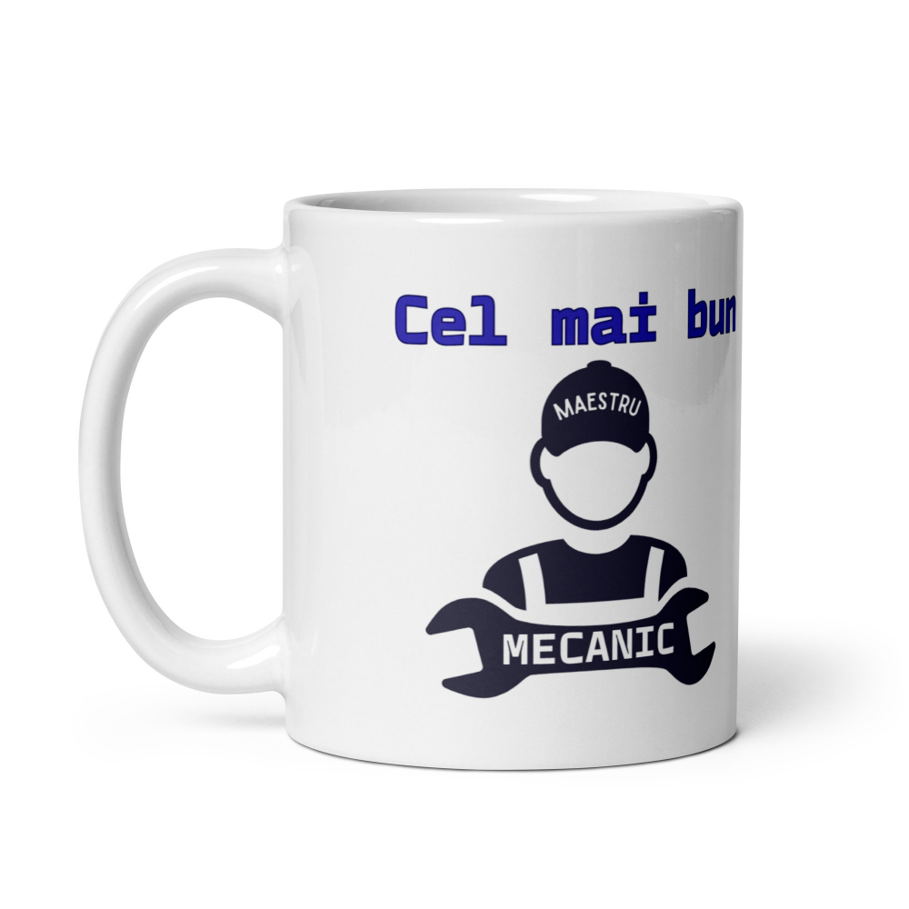 Cana personalizata Pentru cel mai bun mecanic – Cadou special – 330 ml  [3]