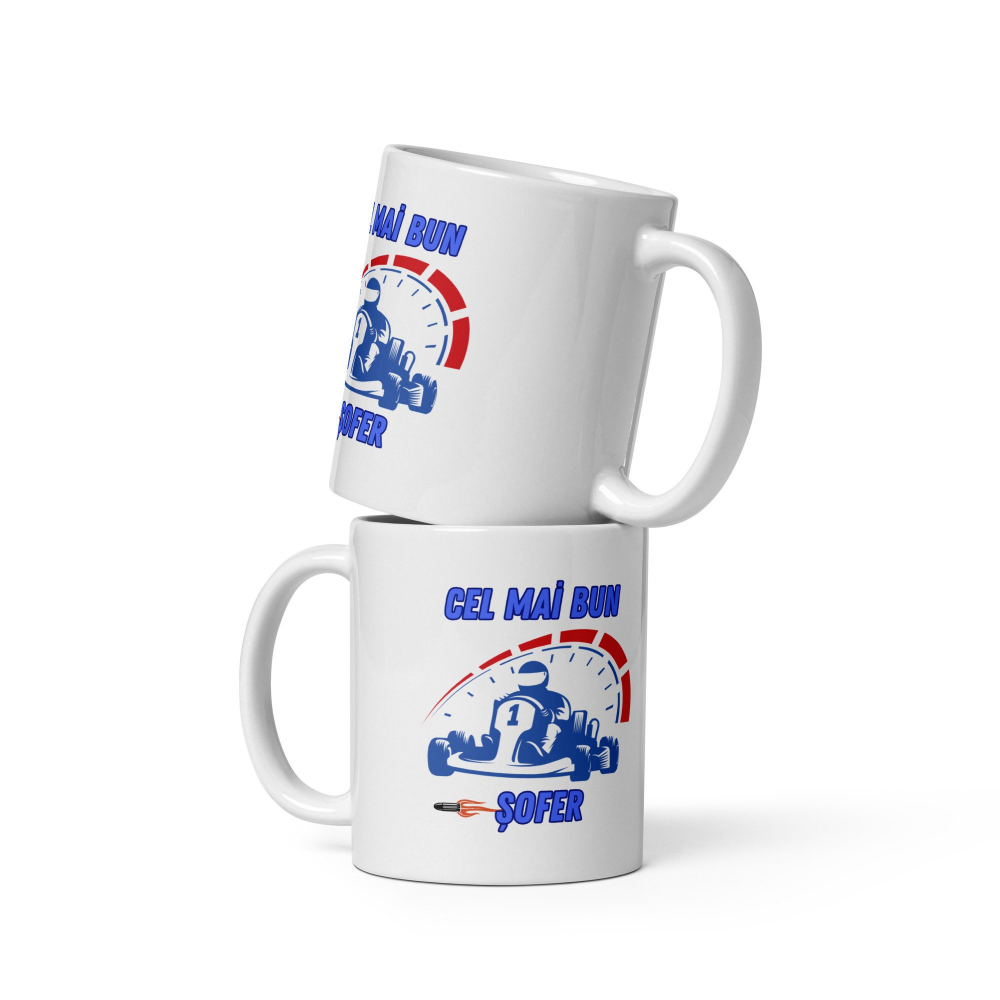 Cana personalizata Pentru cel mai bun sofer – Cadou special – 330 ml  [2]
