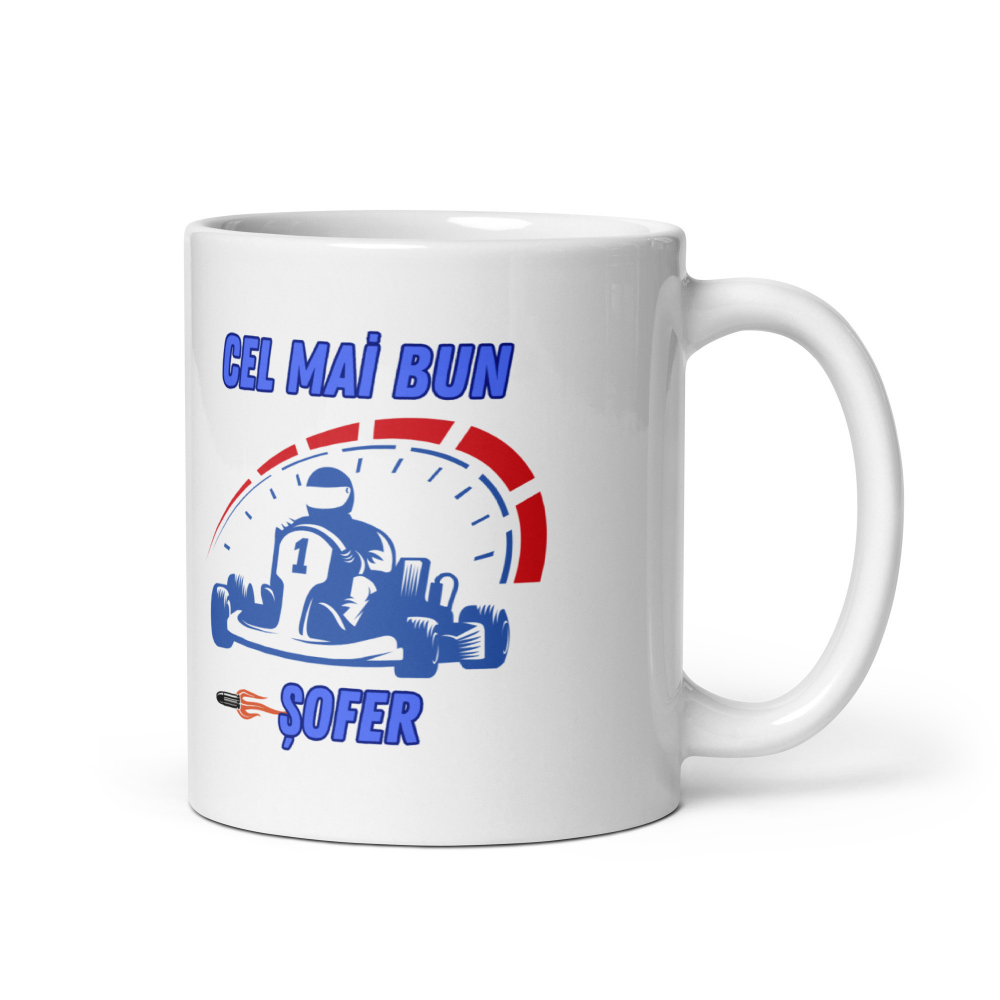 Cana personalizata Pentru cel mai bun sofer – Cadou special – 330 ml  [4]