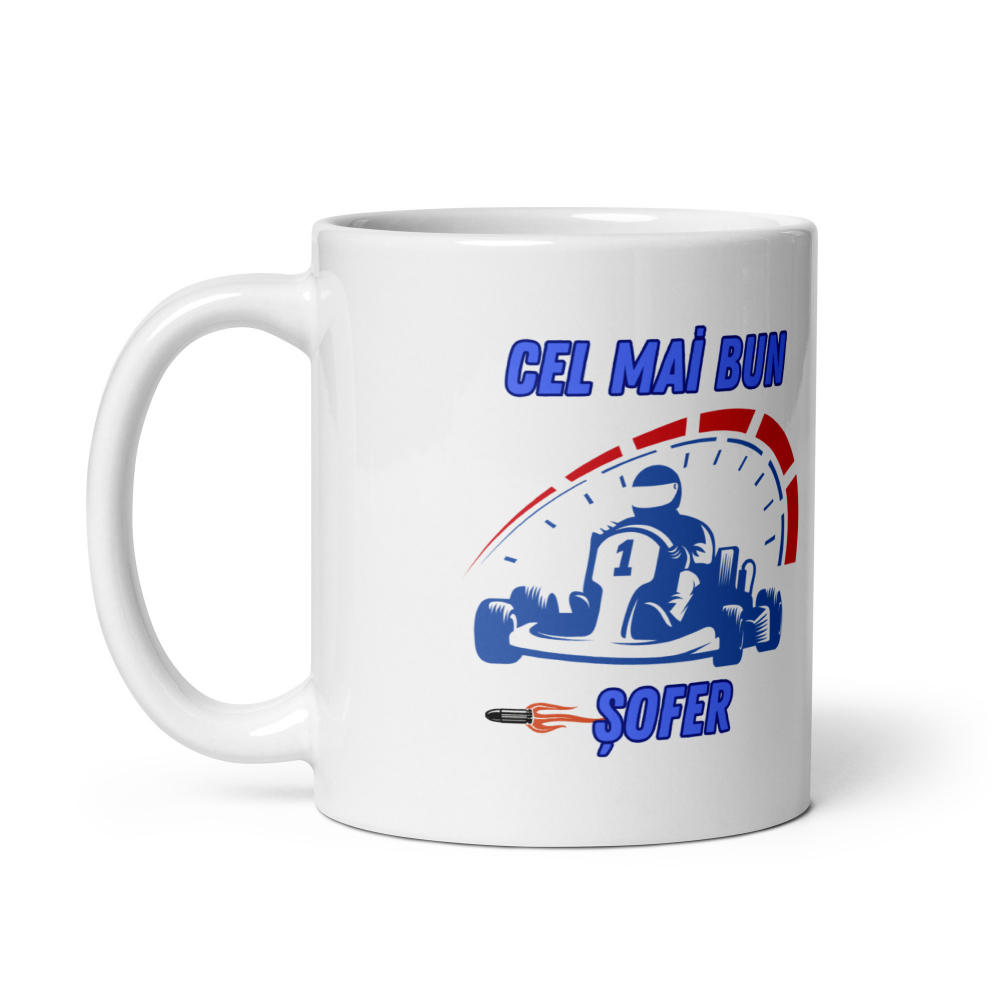 Cana personalizata Pentru cel mai bun sofer – Cadou special – 330 ml  [3]