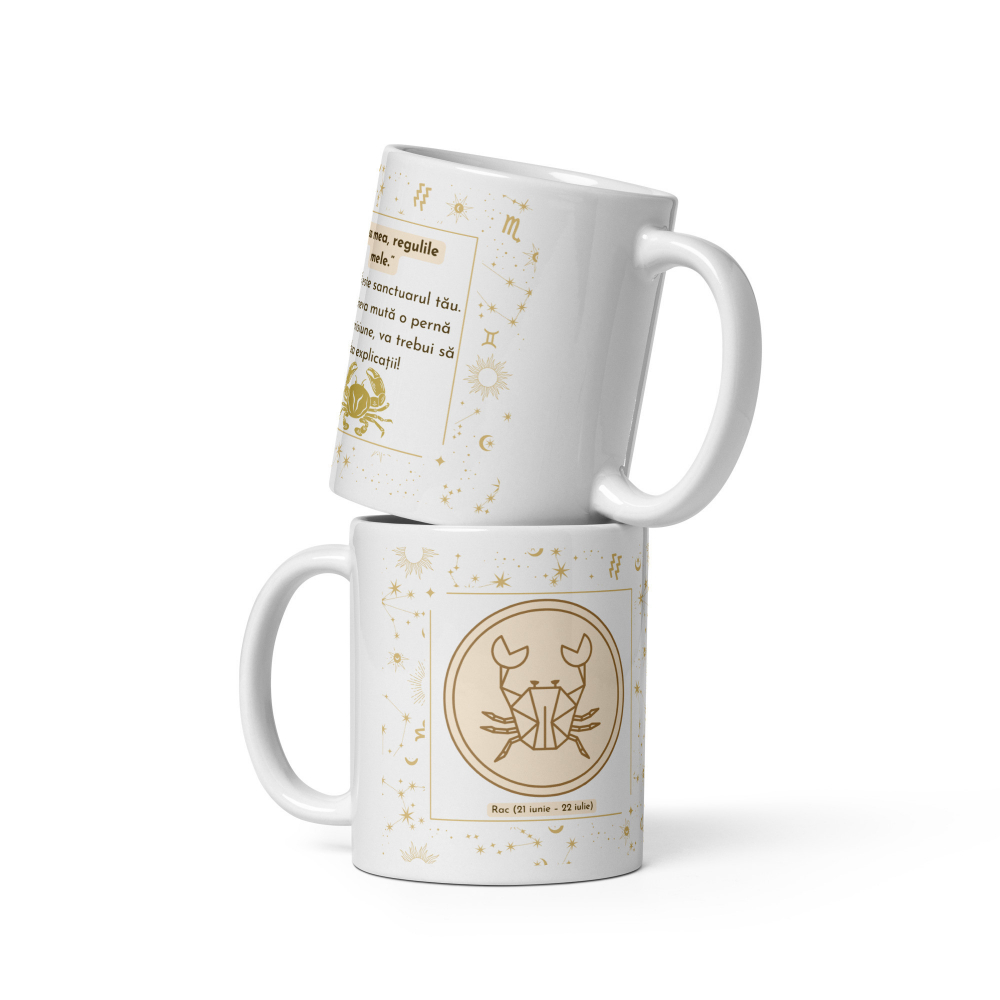 Cana personalizata „Rac – Sensibilitate si Loialitate” – 11 oz. 330 ml  [2]