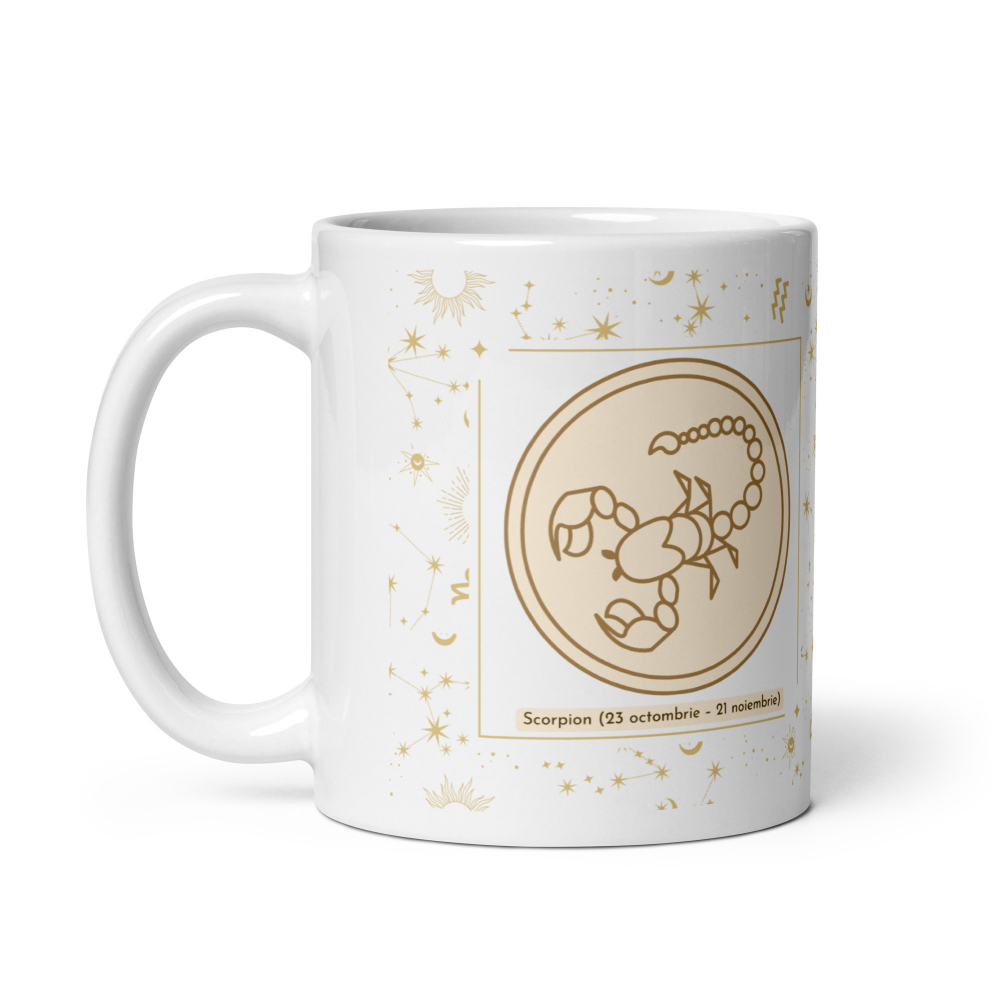 Cana personalizata „Scorpion – Intensitate si Mister” – 11 oz. 330 ml  [3]
