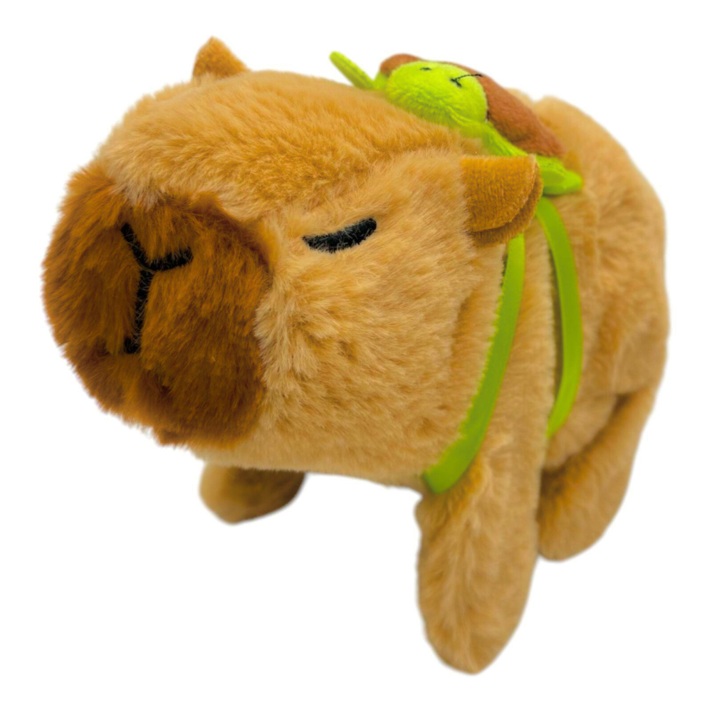 Capybara Interactiva din Plus – Jucarie Adorabila cu Sunete, 15cm, calitate superioara,  [4]