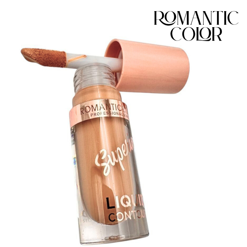 Contur Lichid Romantic Color 01, 4.9ml – Liquid Contour cu pensula, finish natural si definitie precisa, BaoBao [2]