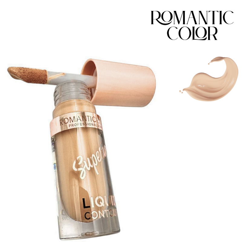 Contur Lichid Romantic Color 02, 4.9ml – Liquid Contour cu pensula, nuanta calda si aplicare precisa, BaoBao [2]