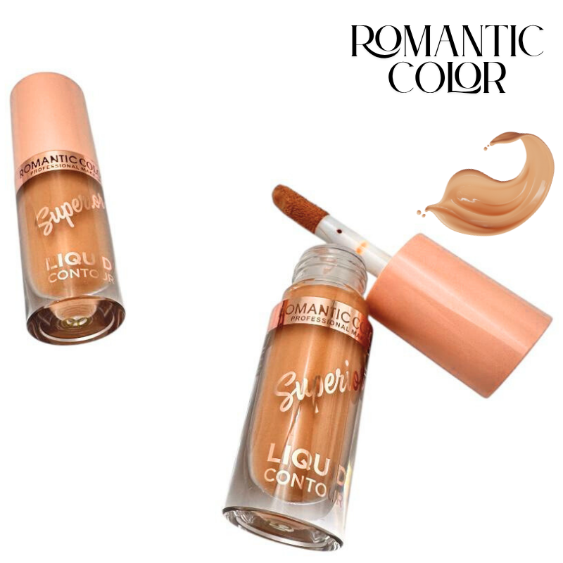 Contur Lichid Romantic Color 03, 4.9ml – Contur lichid cu pensula pentru definire precisa, BaoBao [2]