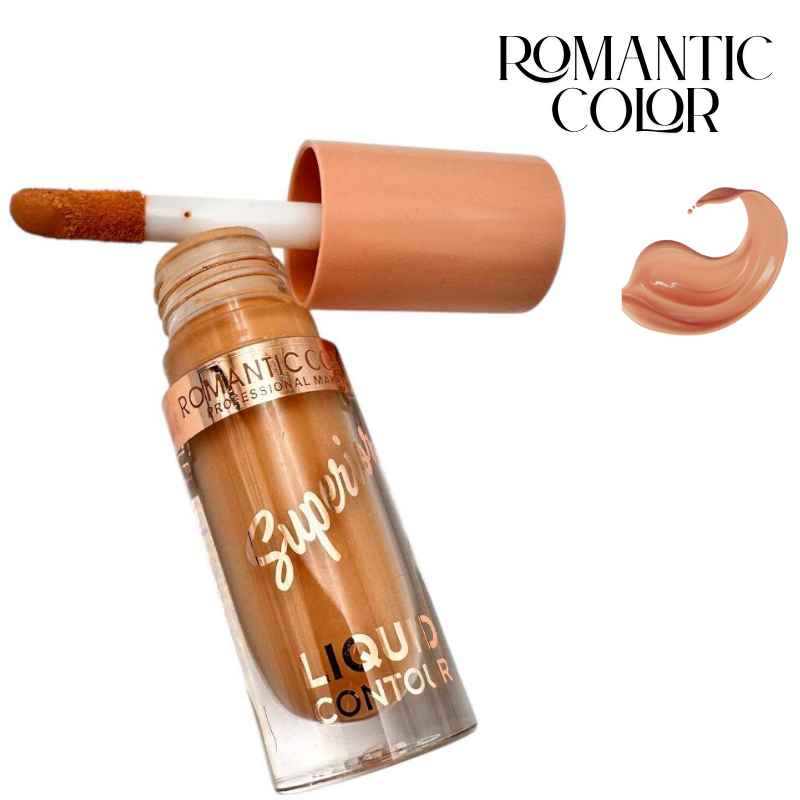 Contur Lichid Romantic Color 04, 4.9ml – Contur lichid cu pensula, nuanta rece si definire profesionala, BaoBao [2]