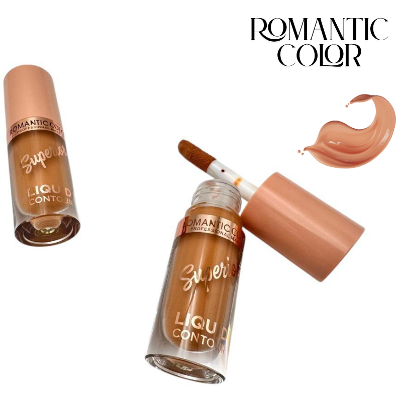 Contur Lichid Romantic Color 04, 4.9ml – Contur lichid cu pensula, nuanta rece si definire profesionala, BaoBao [1]