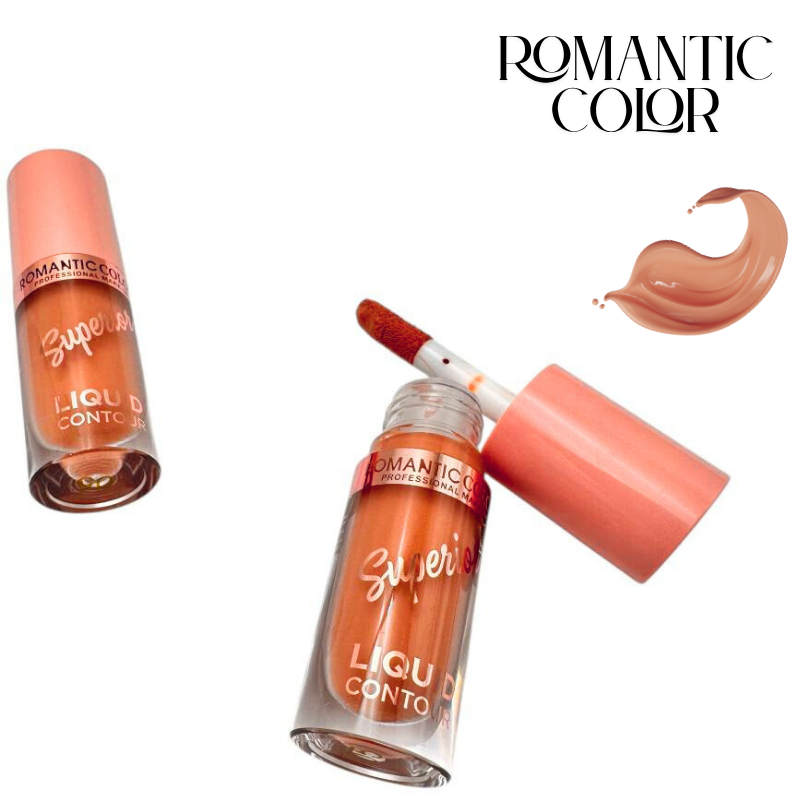 Contur Lichid Romantic Color 05, 4.9ml – Contur lichid inchis cu pensula pentru sculptare intensa, BaoBao [2]