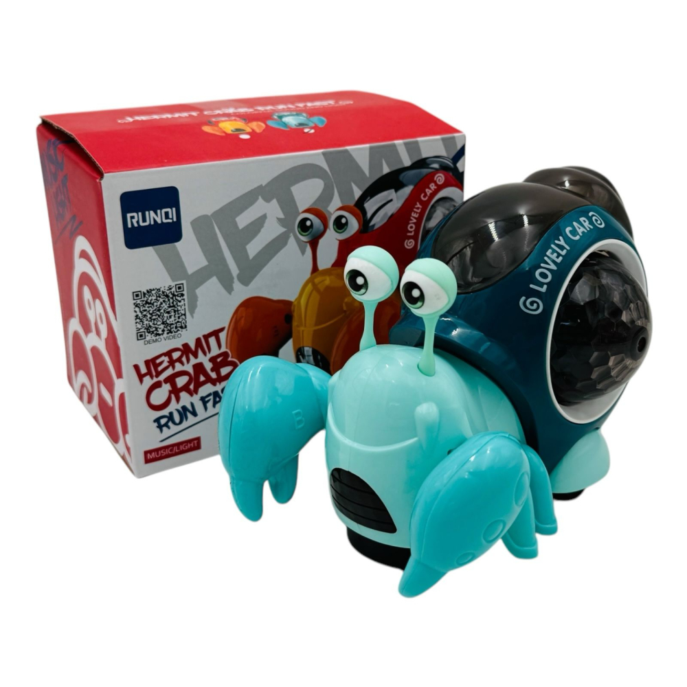 Crab Interactiv cu Lumini si Sunete, 13.5x10.9 cm - Distractie si Joaca Creativa, 13×10.5×9.5cm  [5]