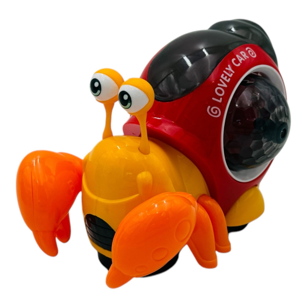 Crab Interactiv cu Lumini si Sunete, 13.5x10.9 cm - Distractie si Joaca Creativa, 13×10.5×9.5cm  [2]
