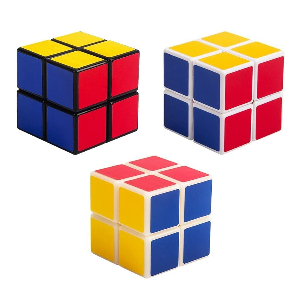 Cub Rubik 2×2, multicolor, +3ani,   [2]