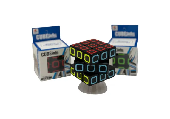 Cub Rubik 3×3×3, all black, 6×6×6cm, +6ani  [1]
