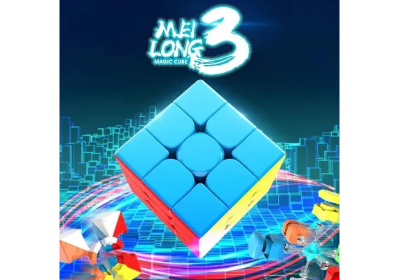 Cub Rubik de viteză 3×3×3, multicolor,+3ani, .  [1]