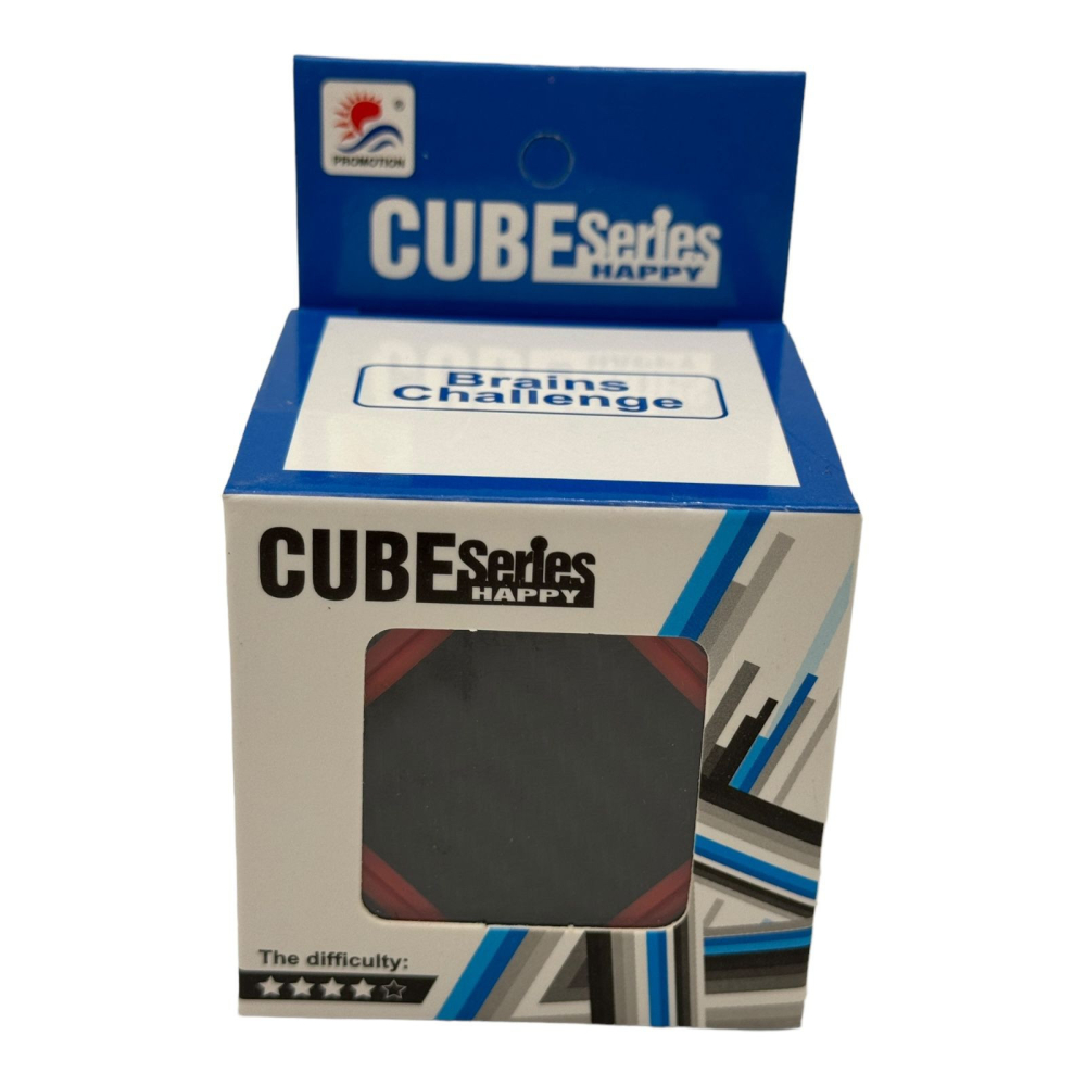 Cub Rubik fete inegale, color line, black line, 5.5×5.5×5.5cm, +3ani,   [2]