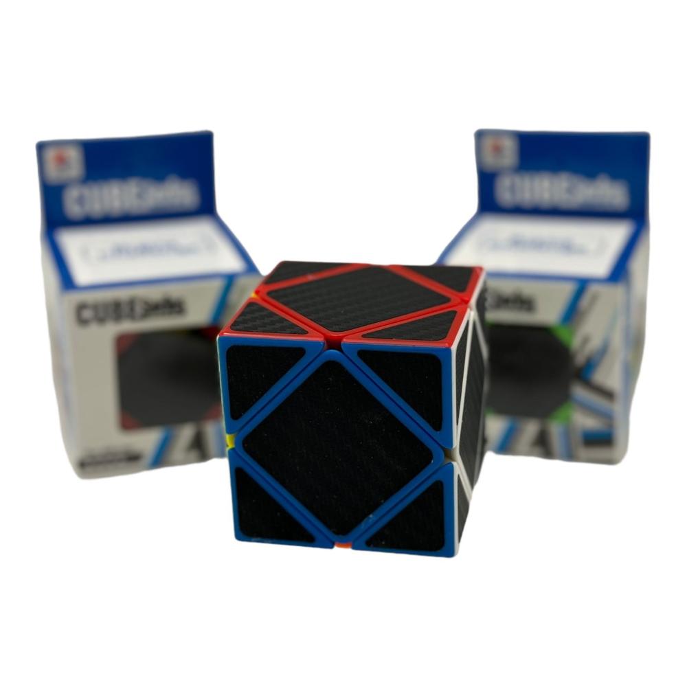 Cub Rubik fete inegale, color line, black line, 5.5×5.5×5.5cm, +3ani,   [5]