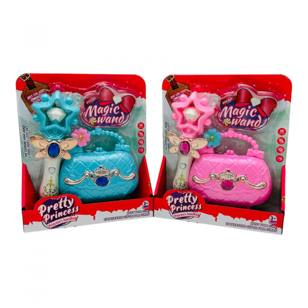 Set pentru Fetite cu Bagheta Magica si Poseta, Magic Wand, 24.5×21.5cm, +3ani, [1]