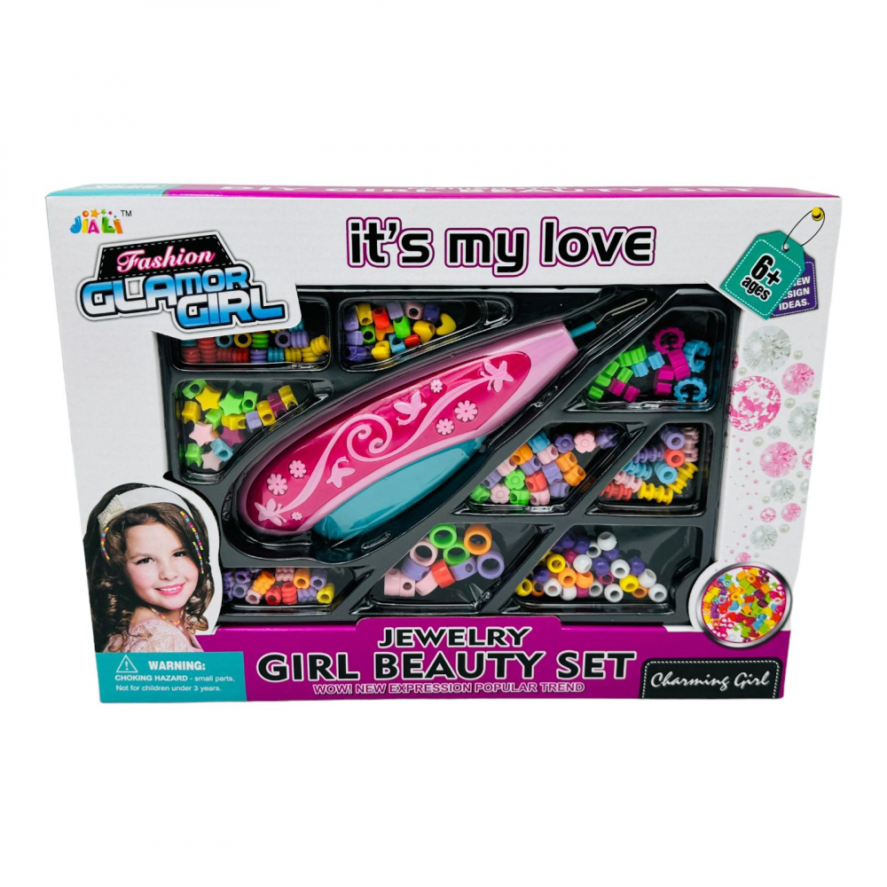 Set pentru Stilizat Parul pentru Fetite, It's my Love, 29.5×21×4.5cm, +3ani [1]