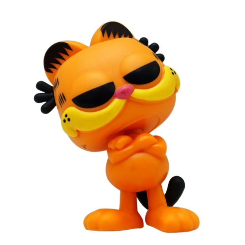 Figurina Pop Amuzantă - Motan Morocănos, 4 Modele, 16.5x11x9 cm,  [6]