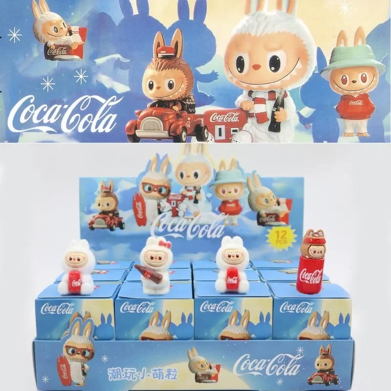 Figurina surpriza Labubu Coca-Cola Winter Edition 6cm blind box colectie BAOBAO [4]