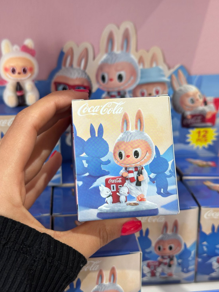 Figurina surpriza Labubu Coca-Cola Winter Edition 6cm blind box colectie BAOBAO [1]