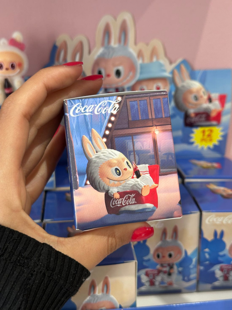 Figurina surpriza Labubu Coca-Cola Winter Edition 6cm blind box colectie BAOBAO [3]