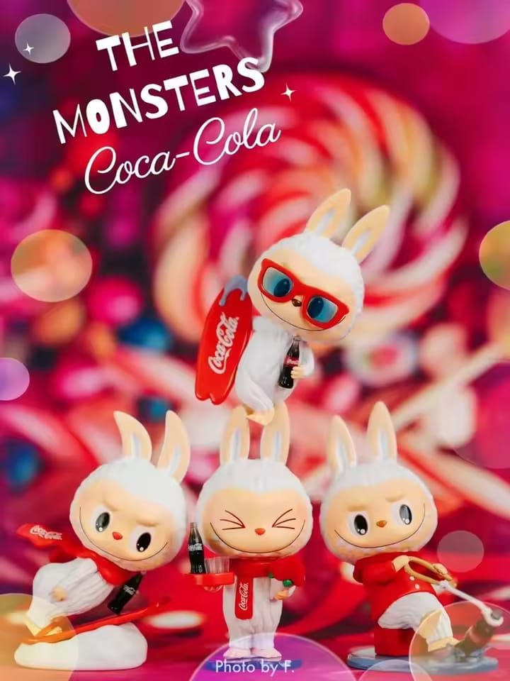 Figurina surpriza Labubu Coca-Cola Winter Edition 6cm blind box colectie BAOBAO [9]
