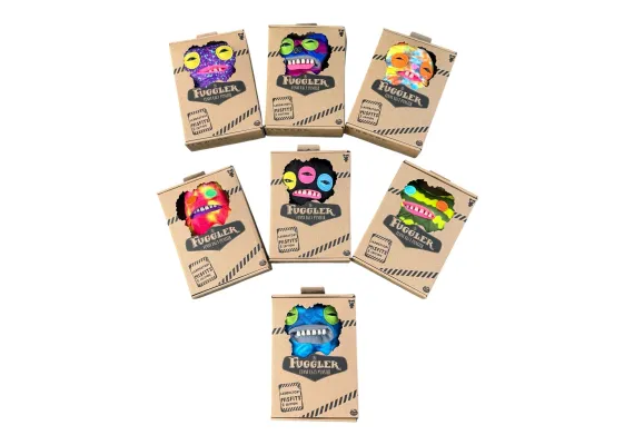 Fuggler „Laboratory Misfits” 20 cm pluș colectabil – monstruleţi cu dinţi umani, cutie individuală [1]