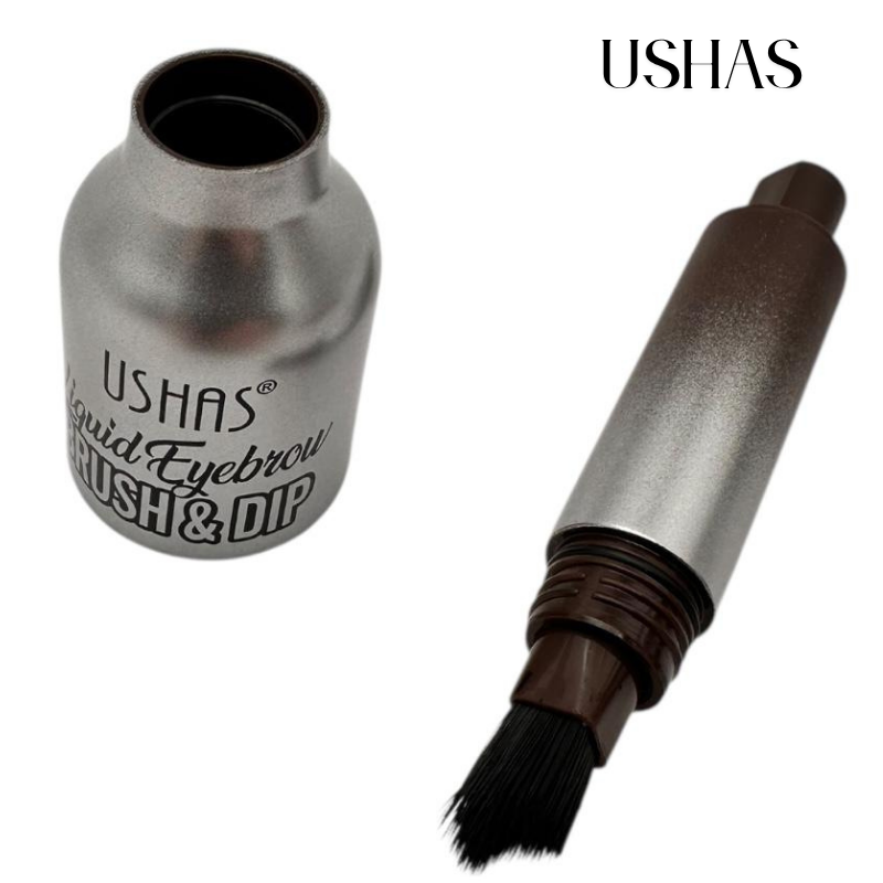 Gel sprancene Ushas Brush & Dip 02 Brown, 1.5g – Rezistenta 18h, waterproof, BaoBao [1]