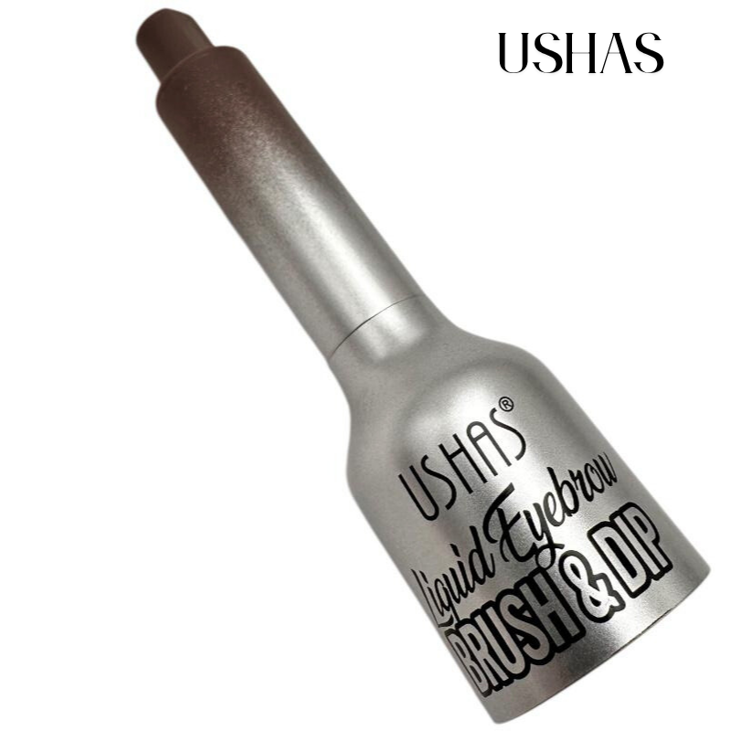 Gel sprancene Ushas Brush & Dip 03 Brown, 1.5g – Waterproof, rezistenta 18h, BaoBao [1]