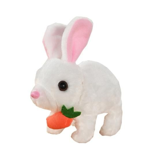 Iepuras Interactiv din Plus, cu Sunete si Lumini Multicolor – Jucarii Moale si Adorabile pentru Copii,  [5]