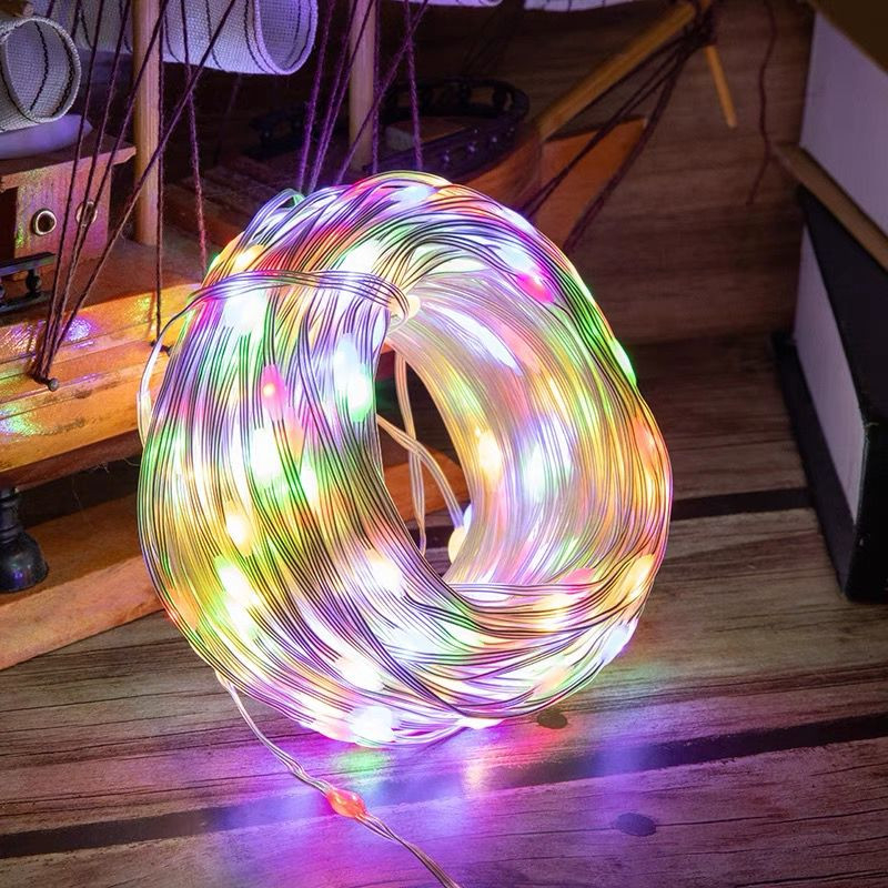 Instalație LED șir 30 metri, 300LED-uri, multicolora, tip banda cu led turnat [1]