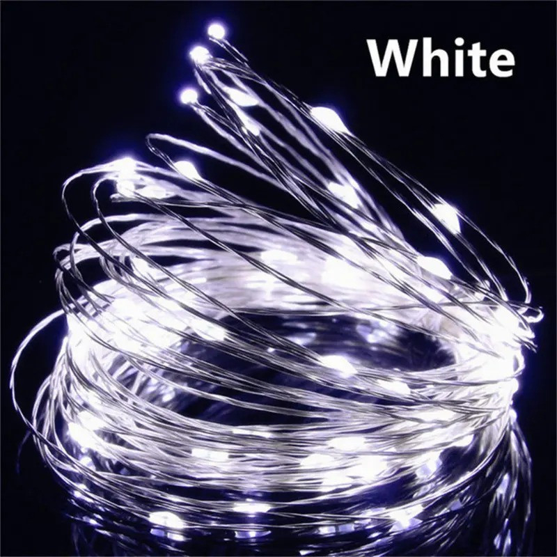 Instalație LED șir 50 metri, 400LED-uri, alb, tip banda cu led turnat [1]