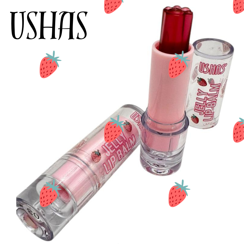 Jelly Lip Balm Ushas 03 aroma capsuni pentru buze moi si hidratate – BaoBao [2]