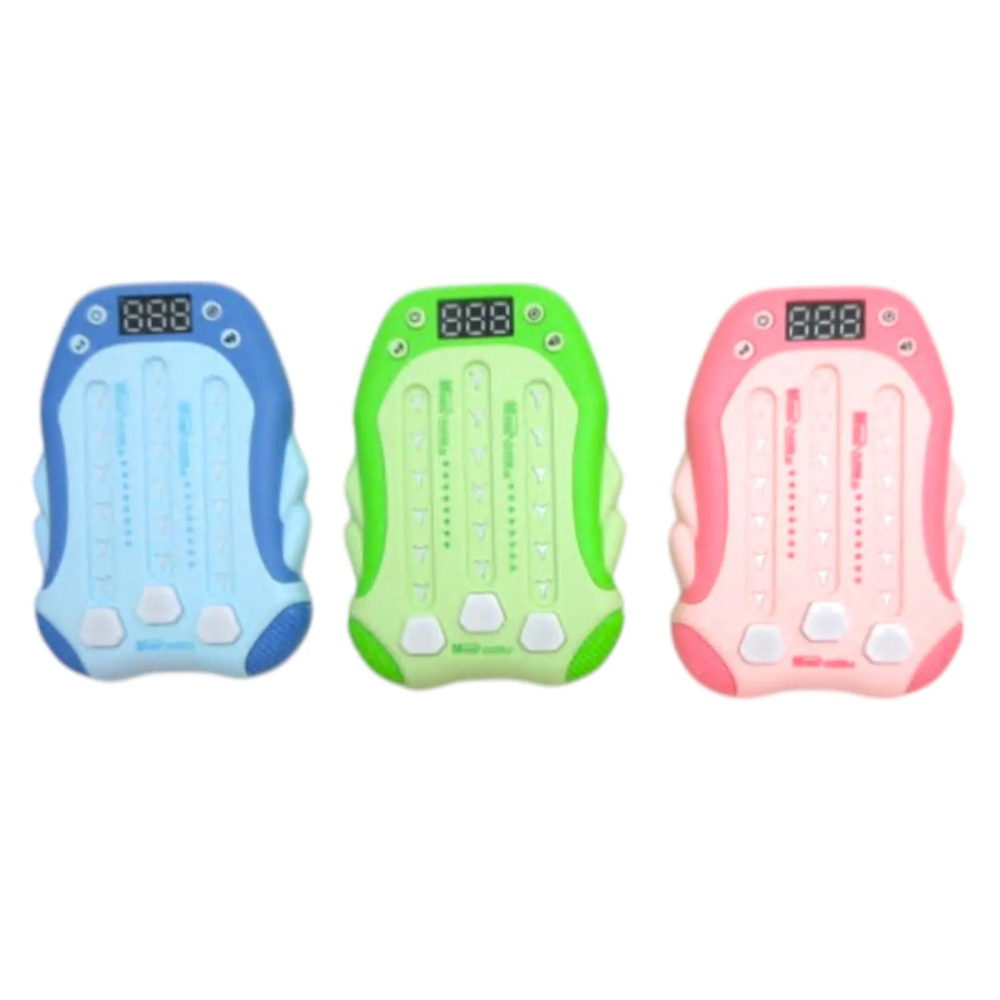 Joc interactiv Rhythm cu lumini si sunete, jucarie educativa cu butoane tactile si afisaj digital, pentru copii 3+, antrenament reflexe si memorie,  [5]