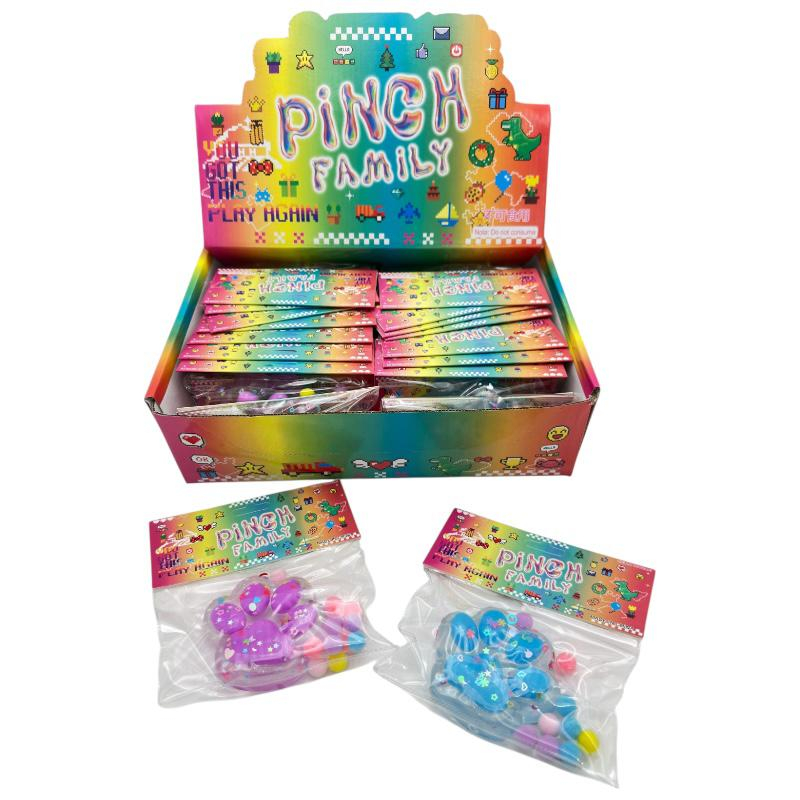 Jucarie antistres profesionala PINCH FAMILY forma labuta 5x6 cm 100g material moale, BaoBao [5]