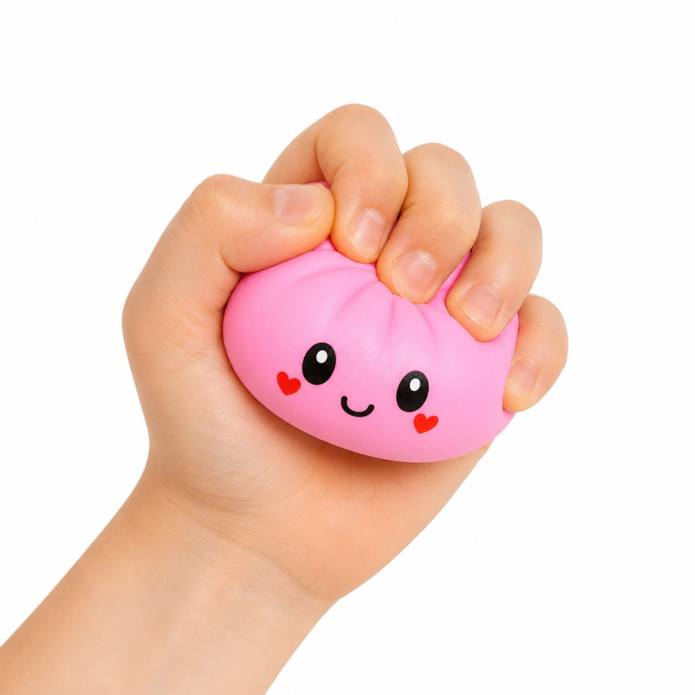 Jucarie antistres Squishy Dumpling 5.5 cm, moale si elastica, culoare aleatorie [3]